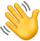 Zwaaiende emoji