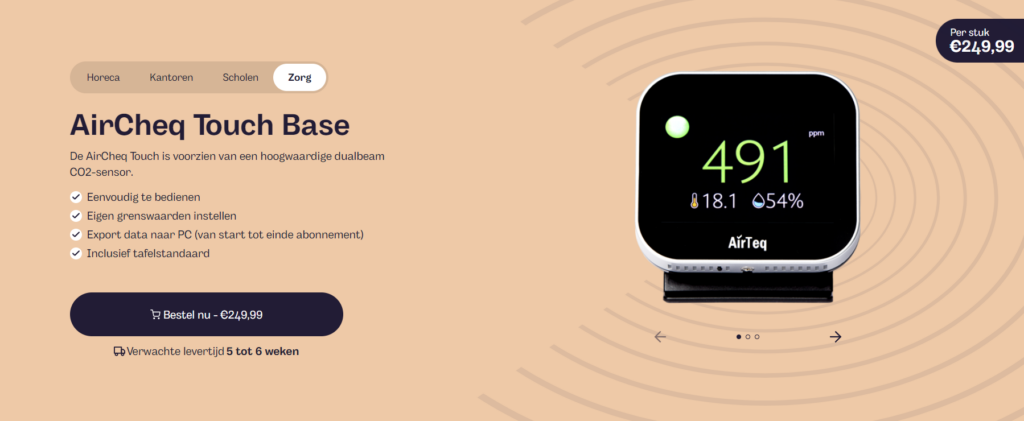 Zorg voor een duidelijke CTA op je landingspagina, zodat de bezoeker direct ziet wat ie moet doen